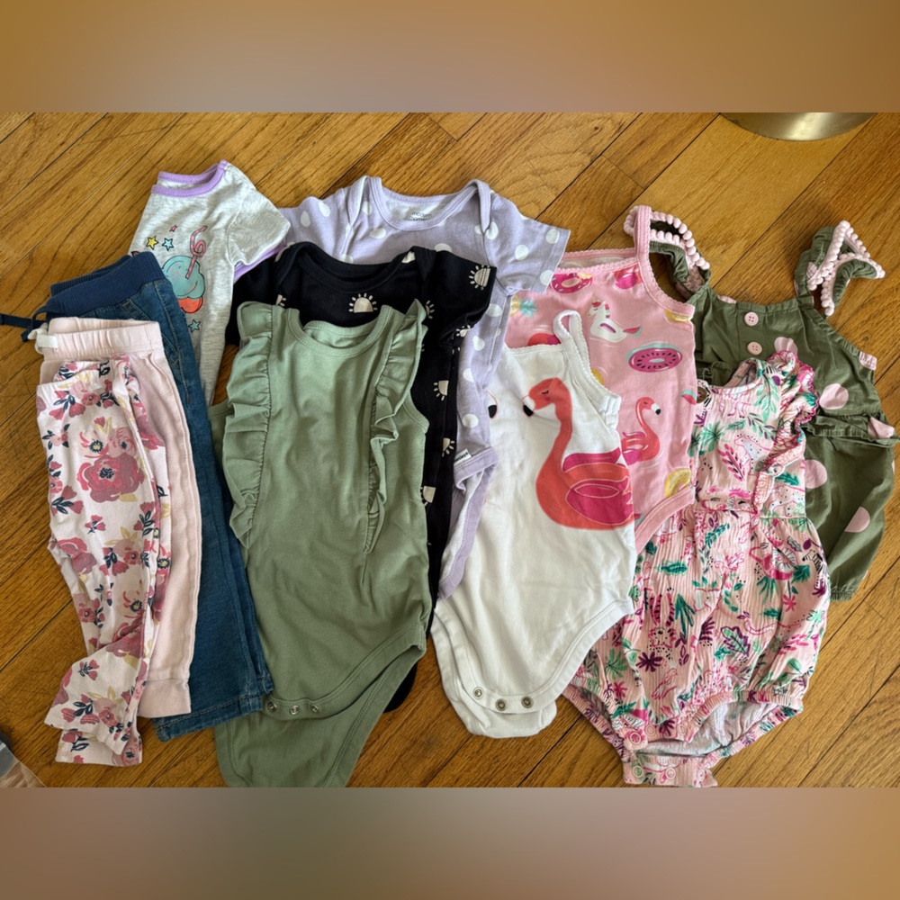 12 Month Bundle - 11 pieces (mix of tops and bottoms)